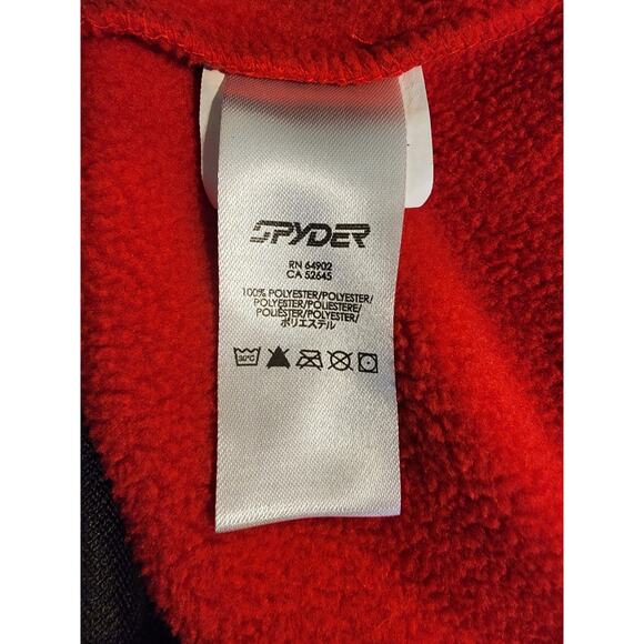 Spyder Boys Fleece Zipper Front Jacket Size L - Picture 5 of 6